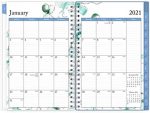 Blue Sky 2021 Weekly & Monthly Planner, Frosted Flexible Cover, Twin-Wire Binding, 5" x 8", Lindley (101579-21) - Image 4